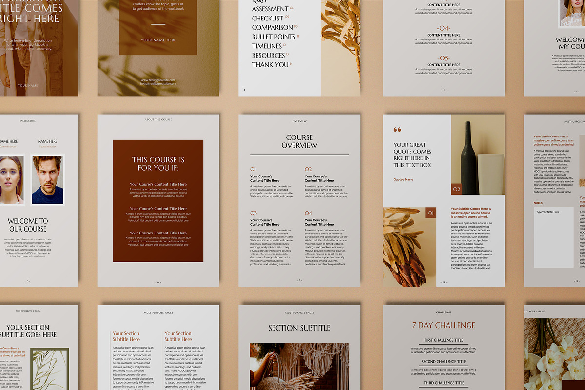 Workbook Creator Mockup, a Print Template by 2M GRAPHICS DESIGN (Photo 3 of 10)