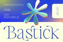 Bastick Thin Serif Display