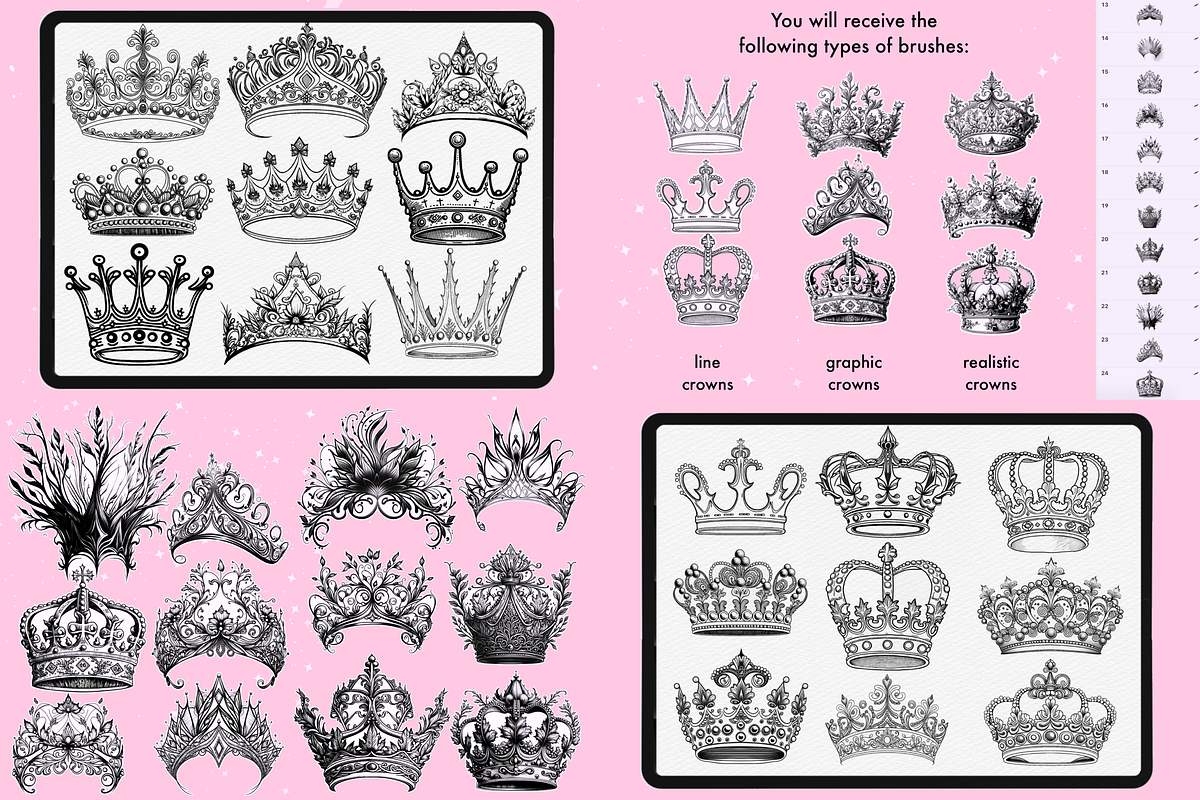 2235 BUNDLE Procreate Stamp Brushes, a Brush Add-On by Revabrush (Photo 14 of 17)