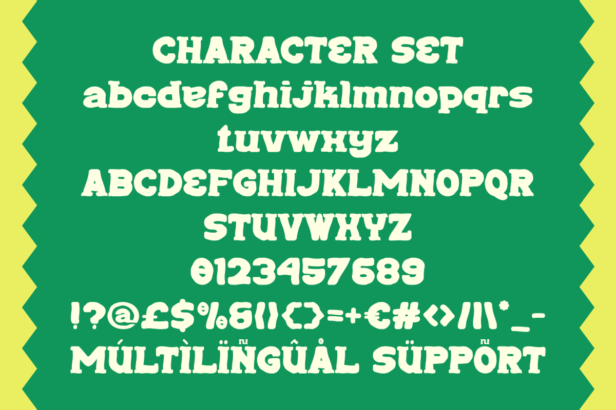 Snack Pillow Chunky Food Display, a Font by PutraCetol Studio (Photo 5 of 5)