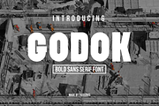 Godok | Bold Sans Serif Font, a Sans Serif Font by filosovis (Thumbnail 1 of 5)