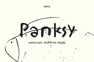 Pansky - Handwriting Font