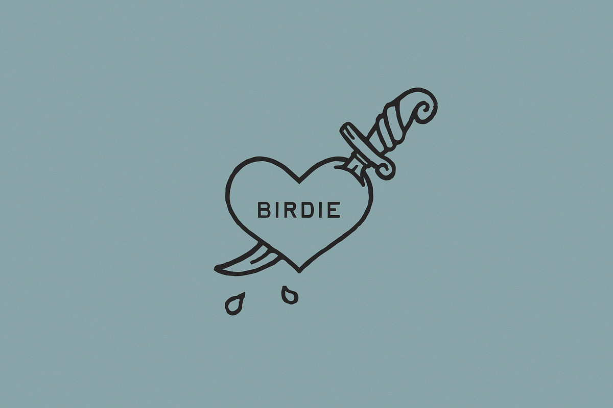 Birdie | Vintage Print Font, a Handwritten Font by Taylor Penton (Photo 3 of 6)