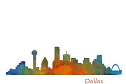 10x Files Pack Dallas City Skyline, an Illustration by HQPhoto Store (Thumbnail 5 of 6)