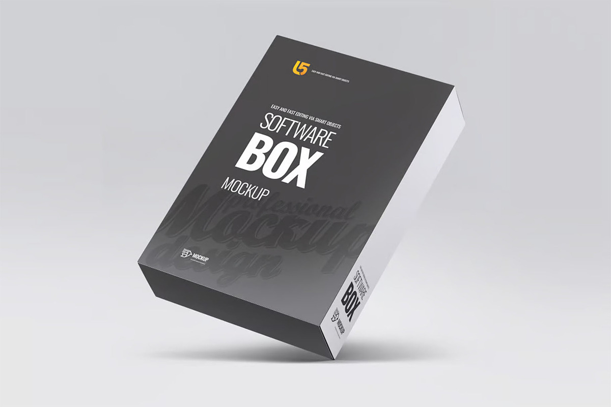 Software Box Mock-up, an Advertising Mockup by Se٧enStudio (Photo 6 of 10)