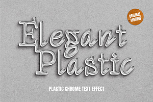 Elegant Plastic Text Effect, a Layer Style Add-On by Design Squad