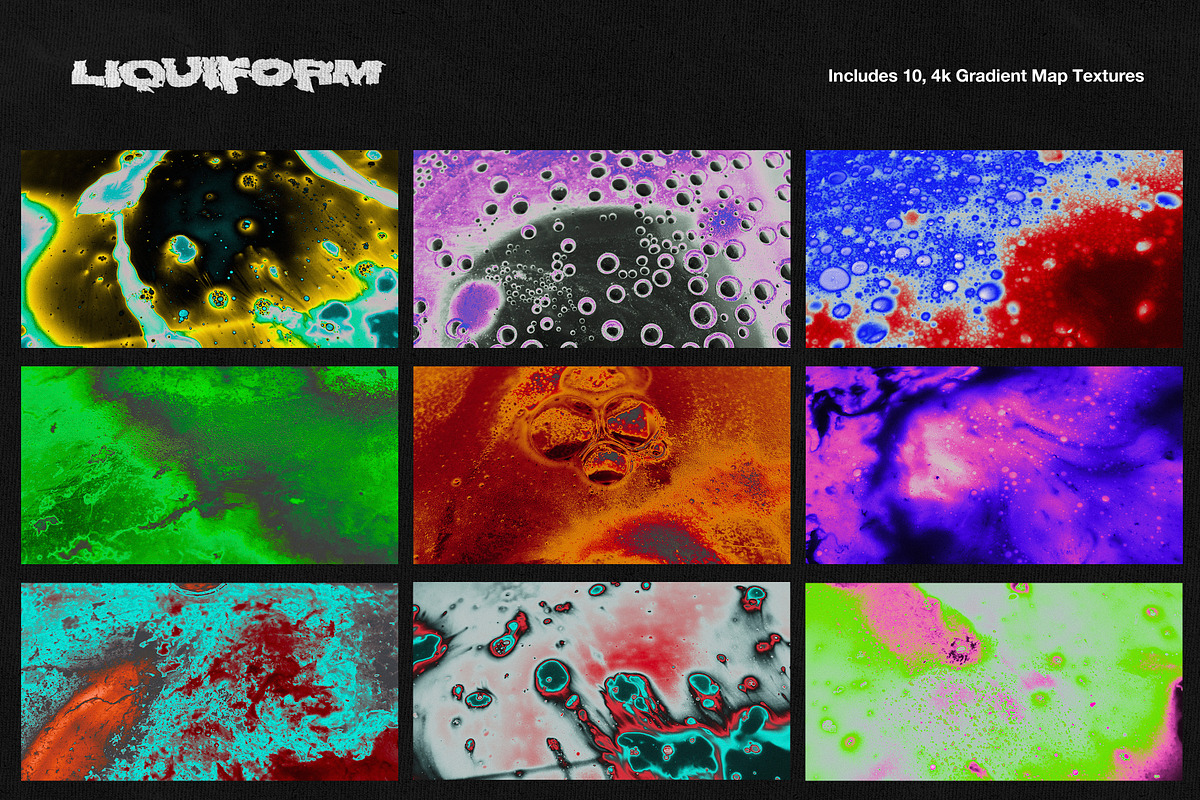 Liquiform - Liquid Displacement Kit, a Texture Graphic by Mad Supply (Photo 4 of 6)