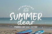 Summer Dear Font Duo + Extras, a Script Font by Lucky Type (Thumbnail 1 of 12)