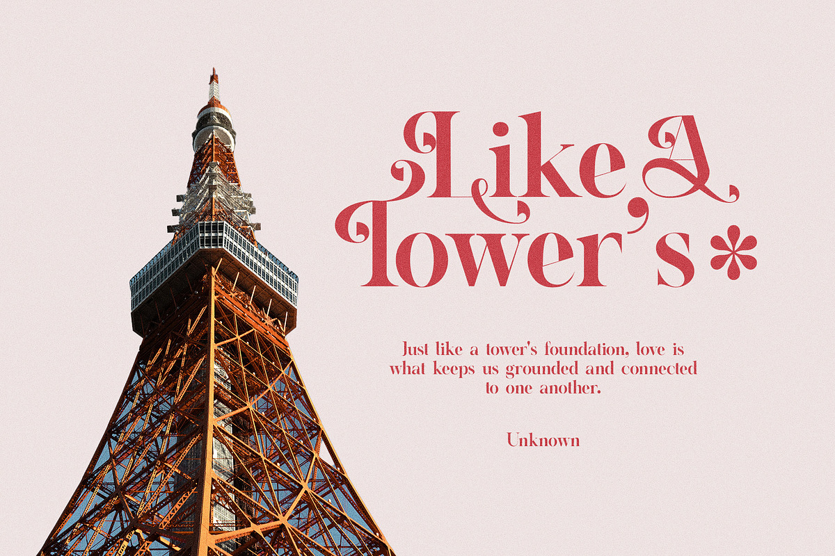 Hubein Kamaru Elegant Ligature Font, a Serif Font by Graphicxell (Photo 12 of 22)