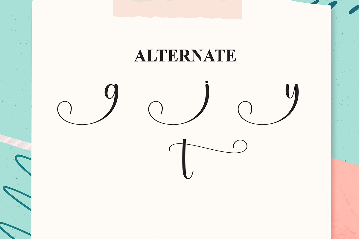 Noteday | Script Font, a Handwritten Font by Scratchones (Photo 8 of 9)