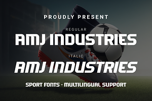 AMJ INDUSTRIES - SPORT FONT