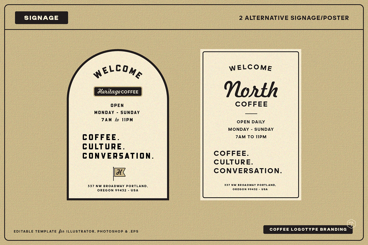 Logotype Coffee Branding, a Branding & Logo Template by Refolve Design (Photo 20 of 27)