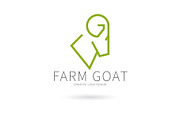 Goat logo, Farm logo, a Branding & Logo Template by Logocreative (Thumbnail 1 of 3)
