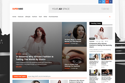 Super Mag - Magazine Newspaper Theme