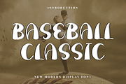 Baseball Classic, a Script Font by FreshTypeINK (Thumbnail 1 of 8)