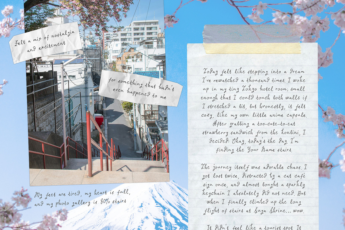 Wanderblush Adorable Handwritten, a Handwritten Font by Perplexitics (Photo 6 of 10)