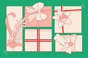 Christmas Decorations Vector, a Decorative Illustration by TheFoodAtlas (Thumbnail 19 of 19)