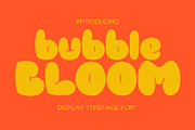 Bubble Bloom - Display Font, a Handwritten Font by aeys_land (Thumbnail 1 of 5)