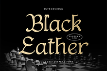 Black Eather - Vintage Elegant Font