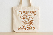 Funny Raccoon Anxiety Quote SVG, an Animal Illustration by Libby Wishes (Thumbnail 4 of 4)