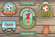 Soccer Club Patches/Logos, a Branding & Logo Template by sivVector (Thumbnail 1 of 2)
