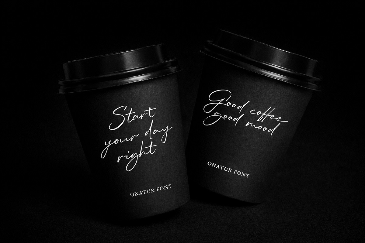 Onatur - Handwritten Signature Scrip, a Script Font by Afkari Studio (Photo 5 of 8)