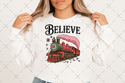 Believe North Pole Train Png, an Illustration by Craft Nest (Thumbnail 2 of 6)