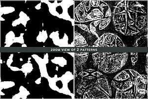 20 Black And White Seamless Patterns