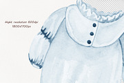 Baby Boy Watercolor Clipart, an Object Illustration by BarvArt (Thumbnail 6 of 6)