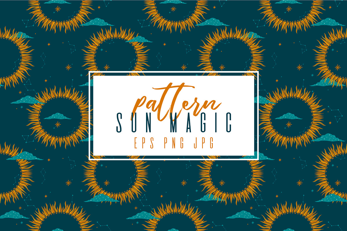 Pattern set - Sun Magic, a Pattern Graphic by Moonflora (Photo 11 of 13)