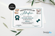 Cat Dog Pet Adoption Certificate, a Templates & Theme by Snapybiz (Thumbnail 8 of 9)
