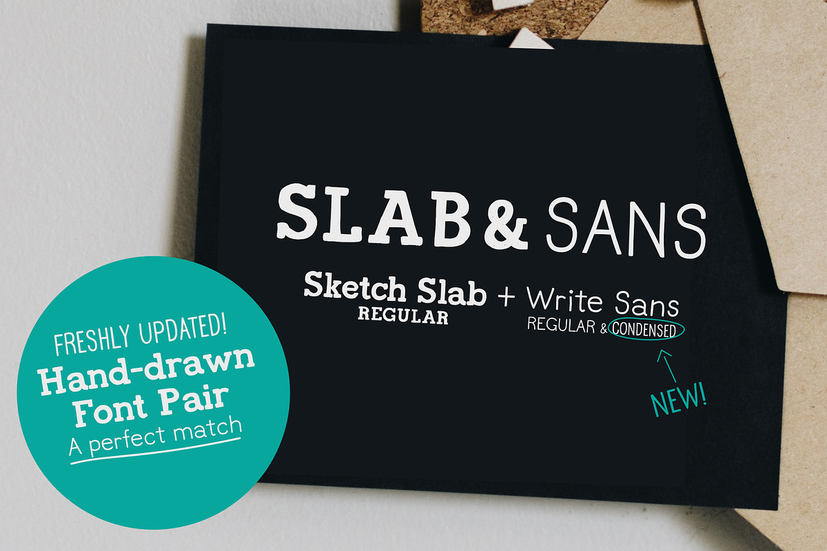 Slab and Sans Font Pair