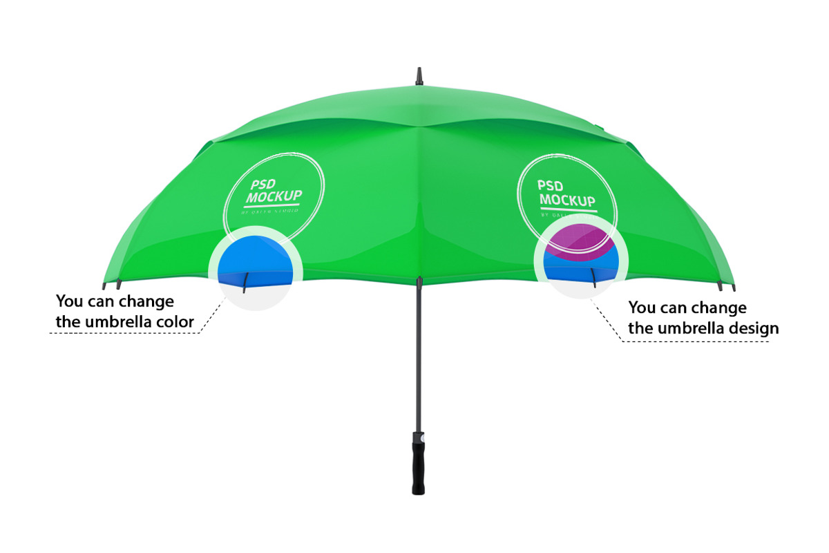 Umbrella Kit, a Product Mockup by Qaleb Studio (Photo 2 of 4)
