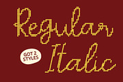 CS Selma Disco, a Script Font by Craft Supply Co. (Thumbnail 3 of 8)