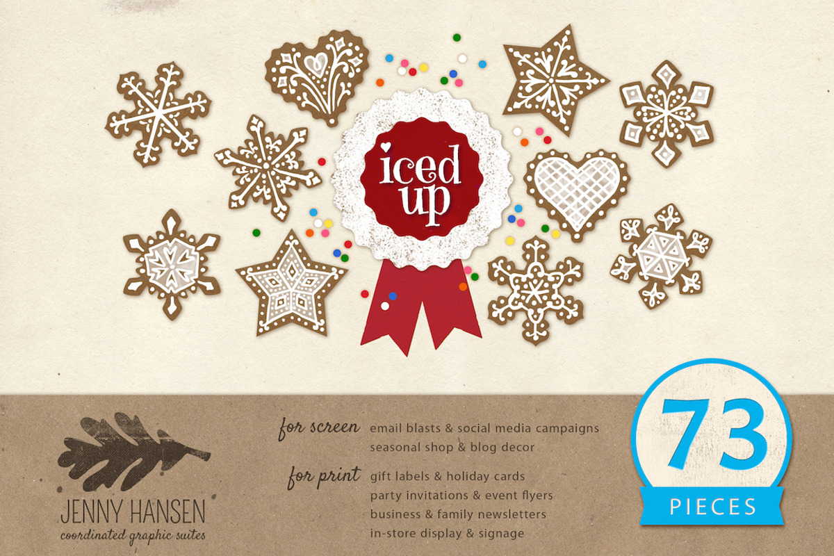 Graphics Bundle: Iced Up, a Templates & Theme by Jenny Hansen Suites (Photo 1 of 5)