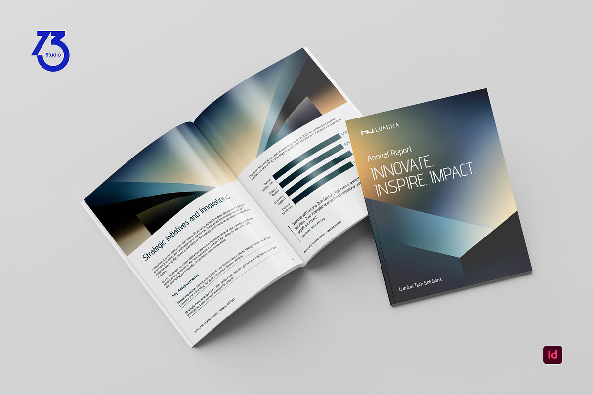 Annual Report Template Vol. 1, a Brochure Template by 730 Studio (Photo 2 of 5)