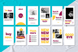 Social Media Story Layout, a Social Media Template by MightyDesign