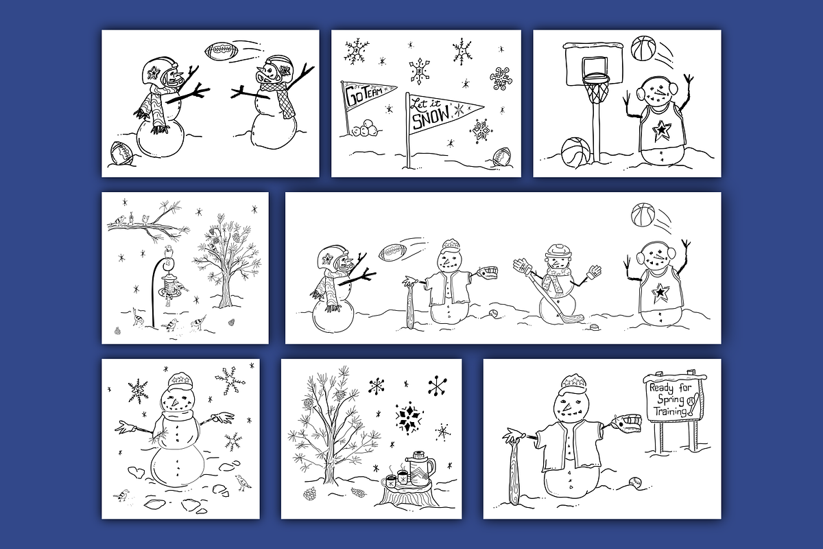 Wonderful Winter Illustrations, a Seasonal Illustration by AJ Doodles (Photo 8 of 18)