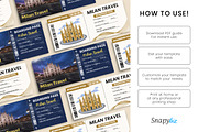 Milan Ticket Boarding Pass Template, a Card Template by Snapybiz (Thumbnail 8 of 10)