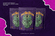Tetradoth - Psychedelic Font, a Font by Brightone (Thumbnail 8 of 9)