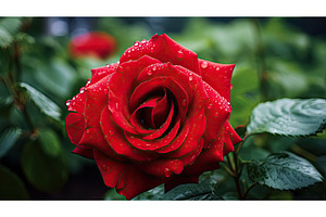 garden nature flower farm ai, a Background Photo by pikepicture