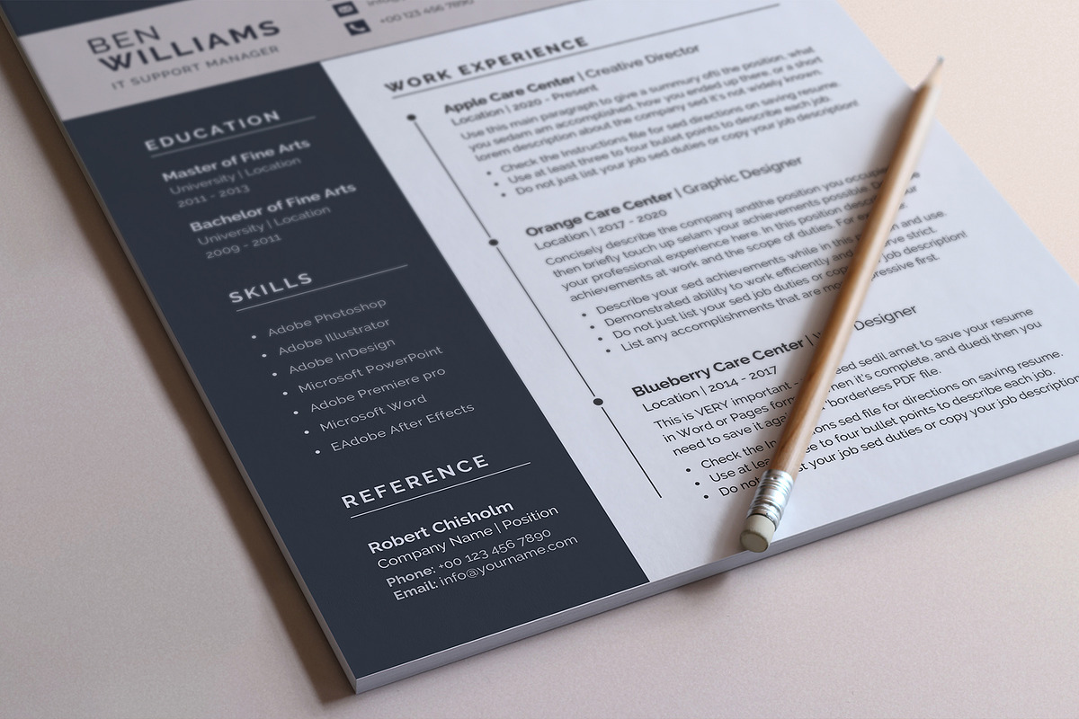 Resume, a Resume Template by DesignDevisers (Photo 6 of 10)