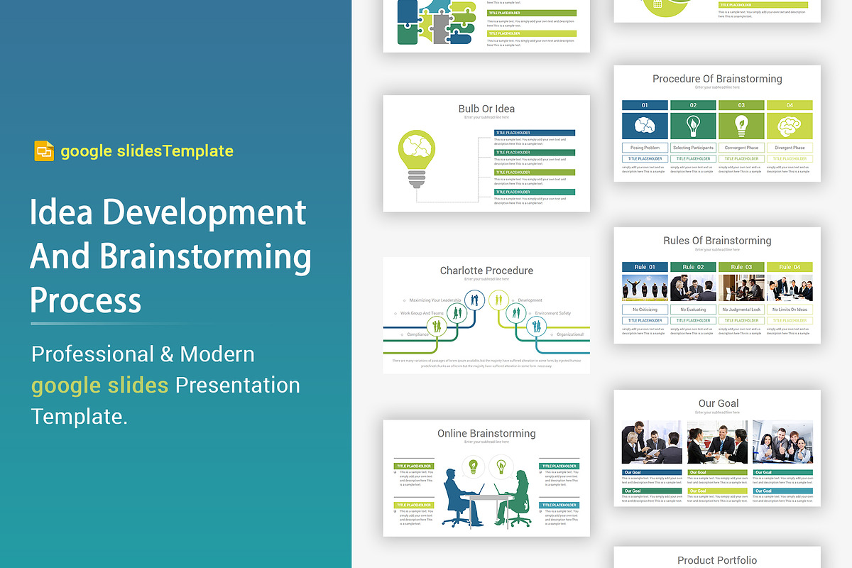 Idea Development Google Slide, a Presentation Template by OceanArt (Photo 1 of 14)