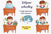 Back to school. Vector set, an Education Illustration by Maycat_store (Thumbnail 4 of 8)