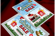 Christmas Sale Flyers, a Flyer Template by designerzDukan (Thumbnail 1 of 2)