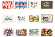 4th of July Celebration Grunge, a Texture Illustration by VetalStock (Thumbnail 3 of 3)