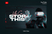 Glitch YouTube Thumbnails, a Social Media Template by Andrew Skoch Design (Thumbnail 4 of 7)