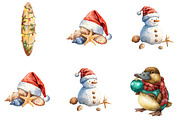 Australian Christmas Clipart, an Illustration by DreamArtGraphic (Thumbnail 2 of 4)