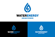 Water Energy Drink Power Logo, a Branding & Logo Template by ika trisiana (Thumbnail 2 of 2)