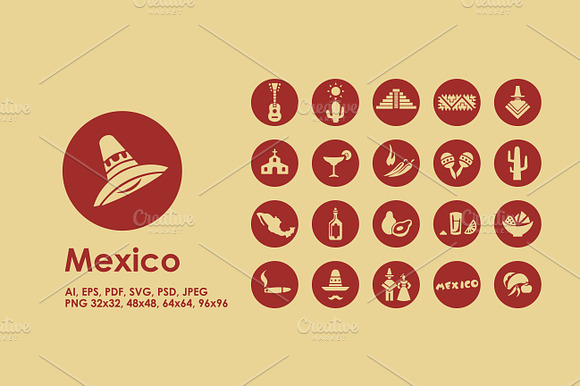 Mexico Simple Icons